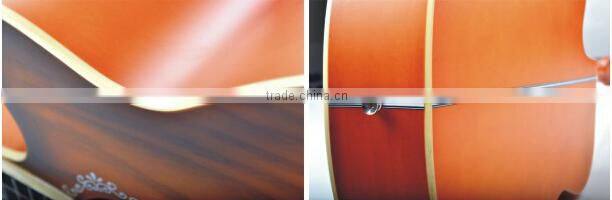 39inch China cutaway acoustic guitar