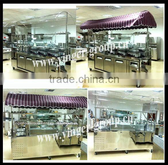 mobile fast food kiosk catering trailer cart sales
