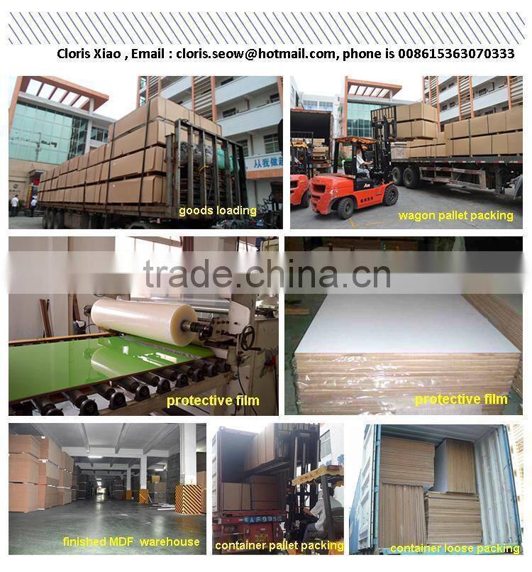 plywood glossy board with acrylic laminated