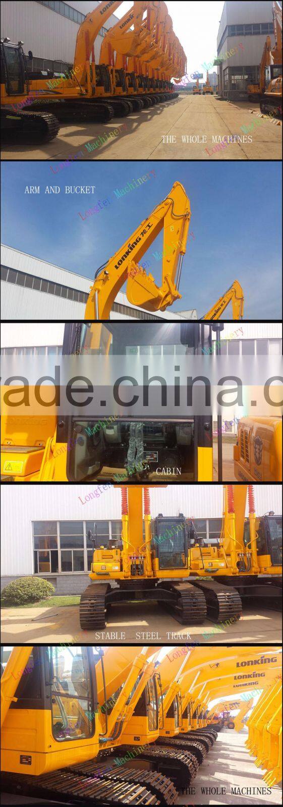 LG6485H china 48 ton excavator for sale with 2.2 cbm bucket