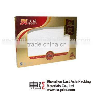 Paper box with PVC window