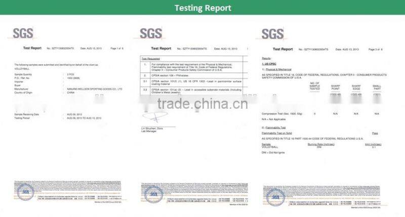 Softly touch PVC foamed volleyballs