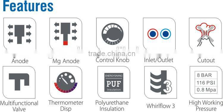 220v-240v small power input water heater thermostat