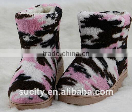 anti-slip kids winter military snow boot