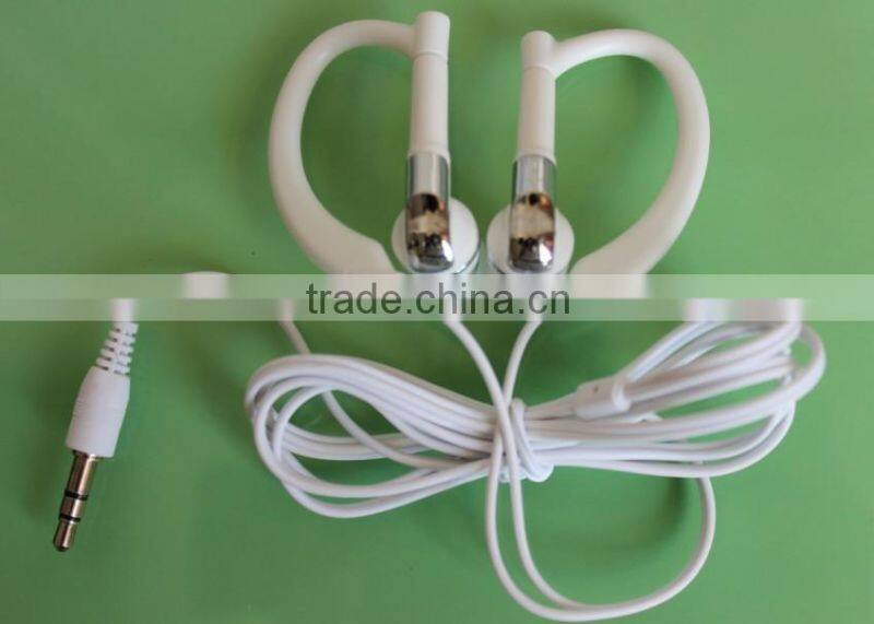 Comfortable inear sports earphone&headphone ear hook earbuds