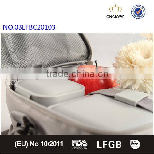 3PCS Dinnerware Set, Bento Lunch Box Set of 3, BPA Free Bento Lunch Box and Sealed Cups