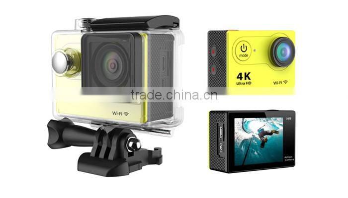 4K action camera 2-inch screen 1080p 60fps underwater mini h9 camera