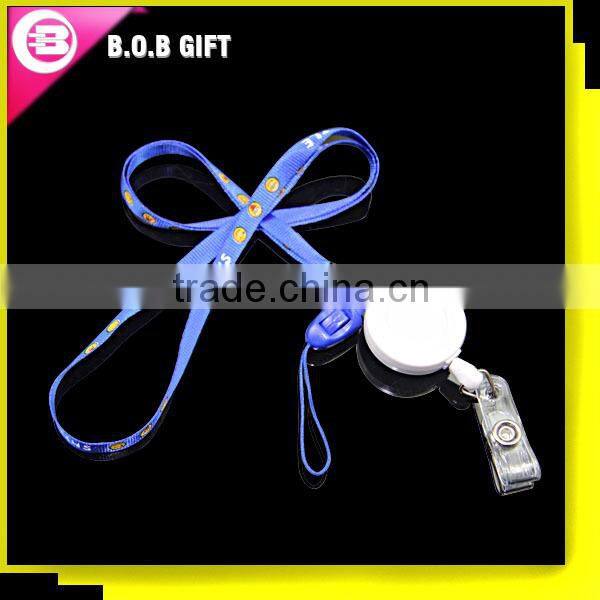 2015 promotional retractable badge reels for lanyard