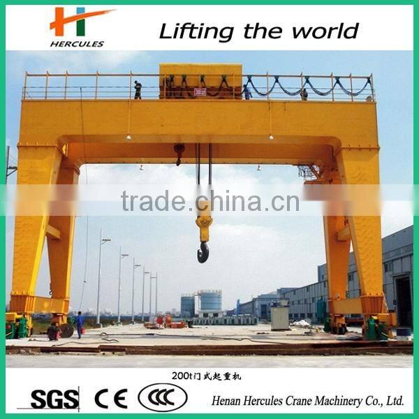 50Ton Electric Mobile Double Girder Hook Gantry Crane For Sale