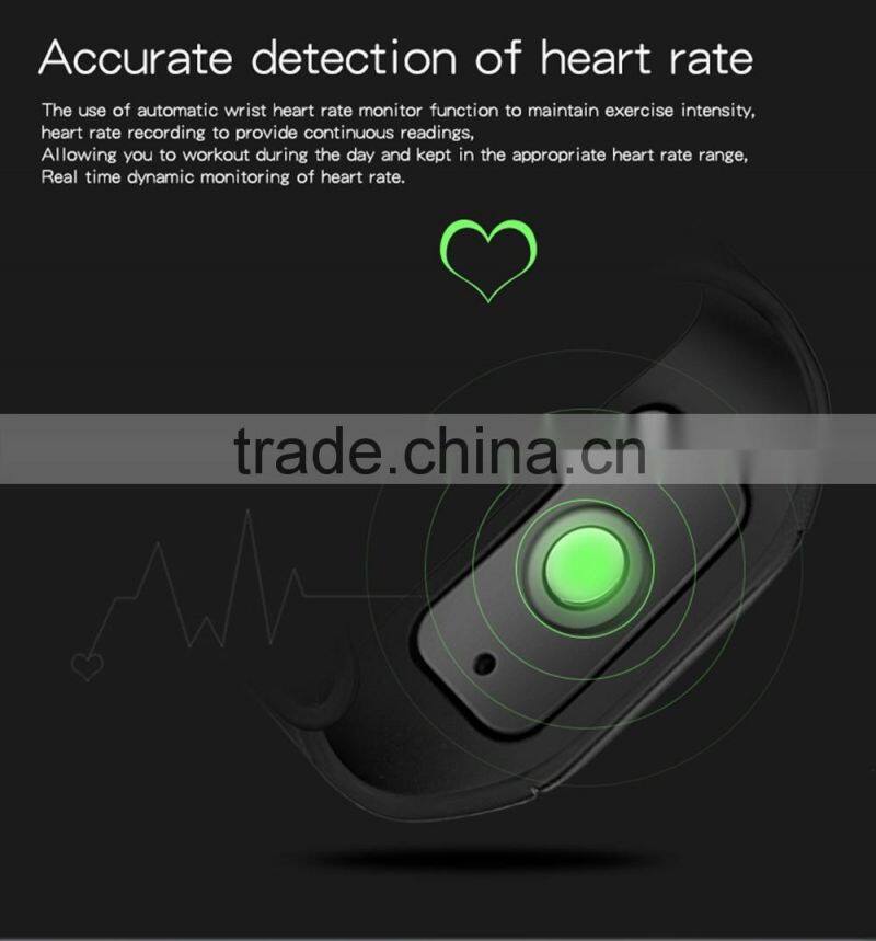 Waterproof band T1 Wireless Bluetooth 4.0 Smart Bracelet with touch screen