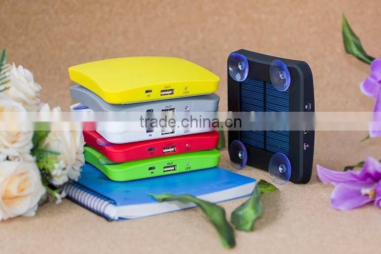 New Arrival 2600mah Solar Power Bank with LED flashlight,solar power bank charger innovative products for import