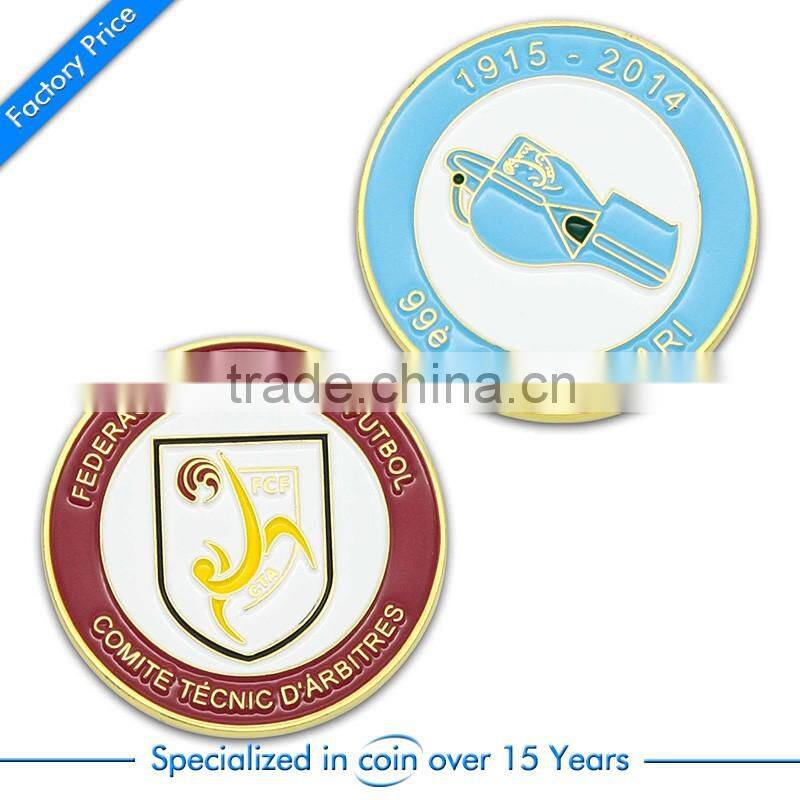 2016 high quality enamel souvenir coin with custom logo