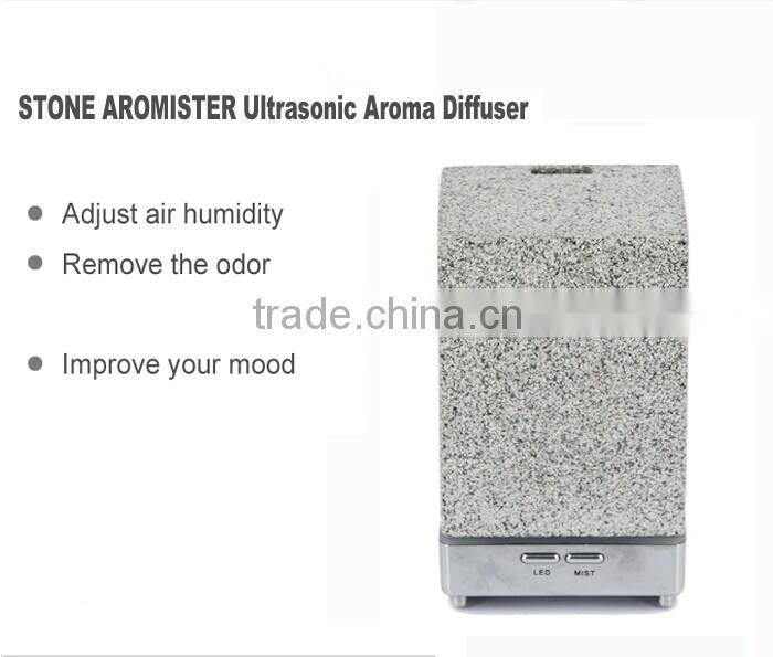 2015 wholesale elegant design stone electric aromatherapy diffuser,stone air humidifier with 1 year warranty