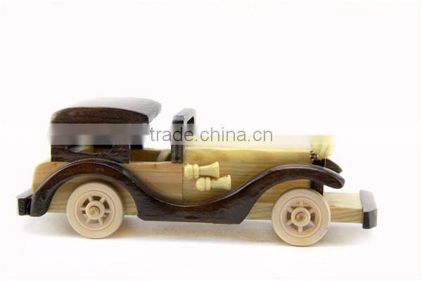 fancy decoration wooden toy car
