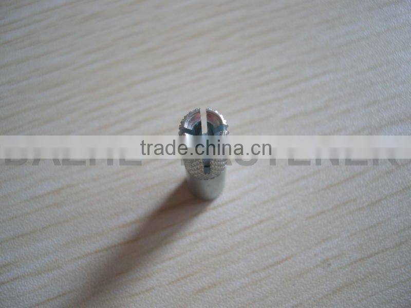 drop in anchor white zinc plated with knurling