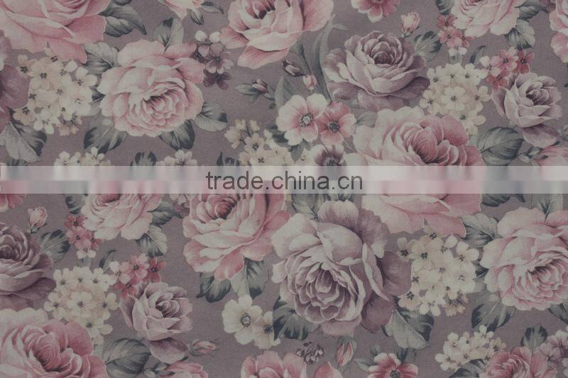 HOT SALE Cationic polyester cotton disperse printed woven fabric factory at cheap price for bed sheet
