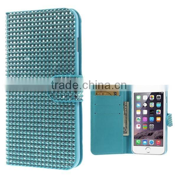 2015 Wholesale top quality 5.5 inch wallet case for iphone 6 plus