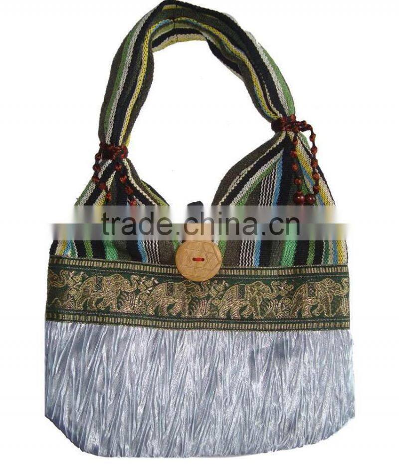 Cotton Handmade Shoulder Bag/Girls College Bag for girls