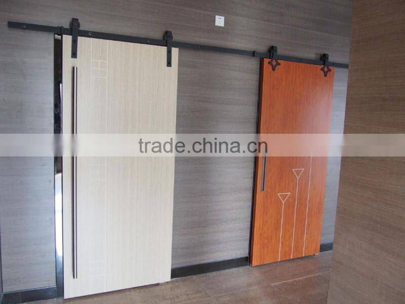 Oak Solid Wood Sliding Garage Door Black Roller Insert Kit