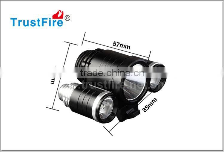 TrustFire D003 led bicycle light using Cree xml t6 led bike light, led headlamp for military with CE,FCC
