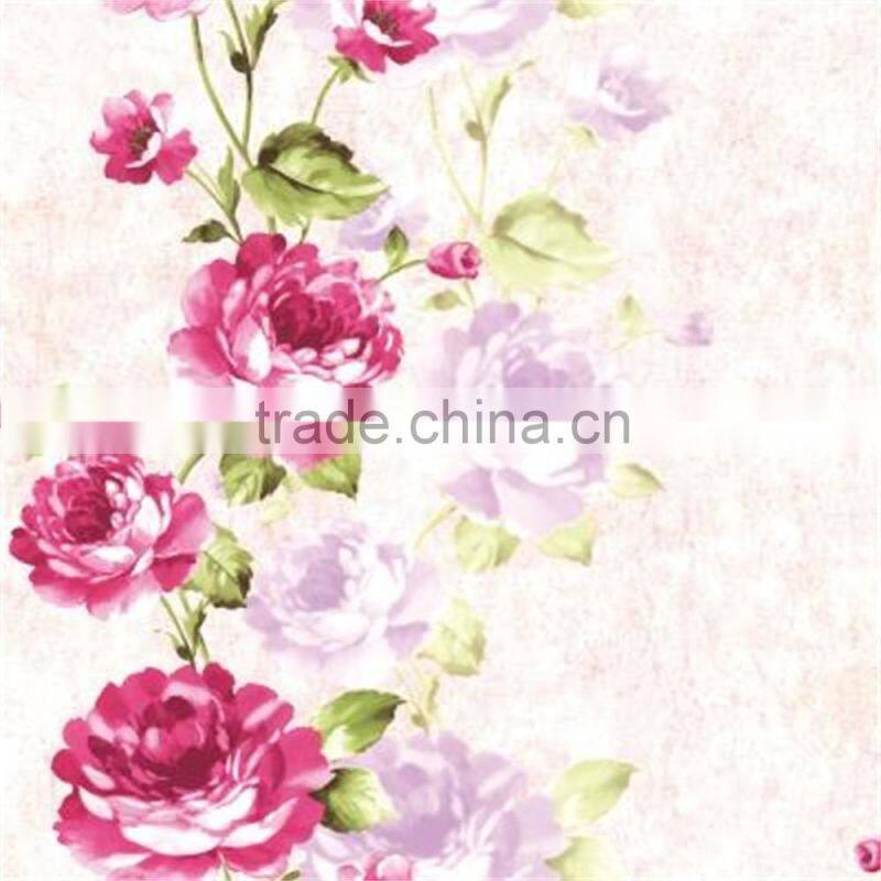 Hot Sale Modern Style Big Flowers Wallpaper for Home