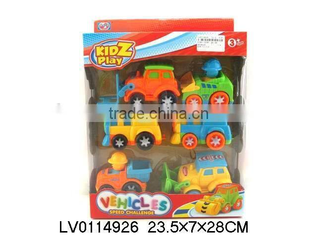 Wholesale friction power toys mini car cheap plastic toy trucks