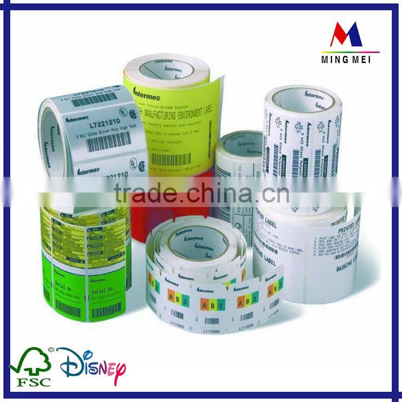 Printed Label Sticker Manufacturer,Wholesale paper sticker label printing