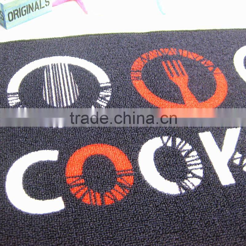 Nylon door mat logo print kitchen mat stock for sale