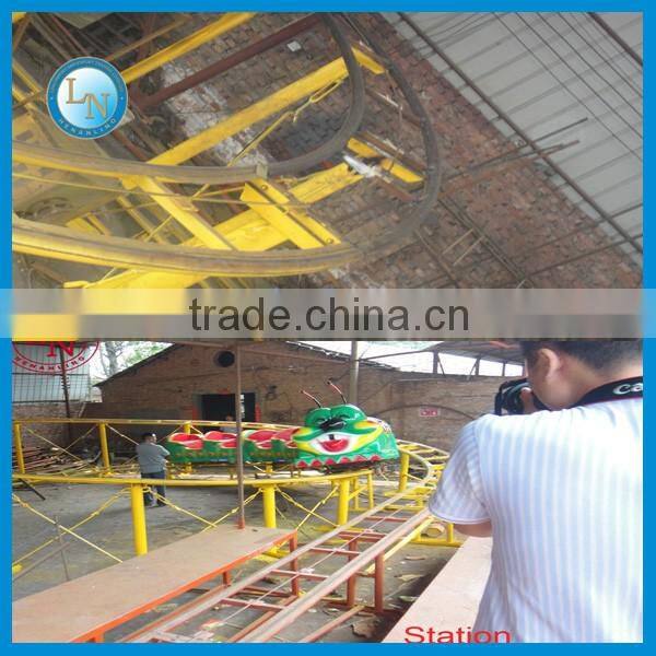 Electrical Design Track Train mini worm roller coaster wacky for sale