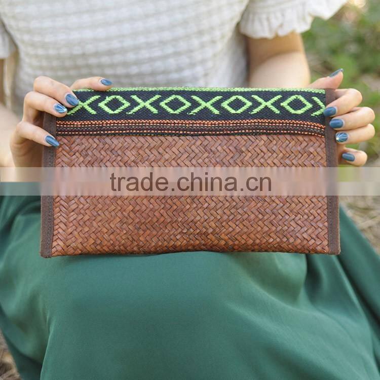 2016 latest straw bags beach new arrival beautiful handbag thailand handmade woven bag