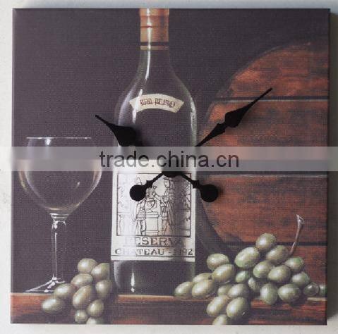 Popular art Advertising modern wall clock