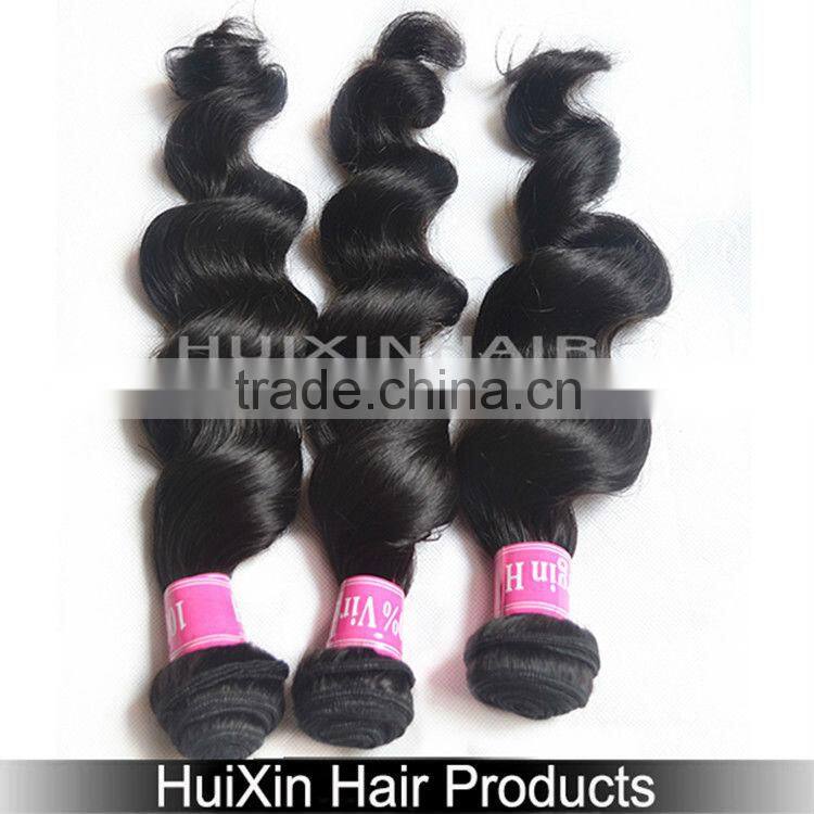 Wholesale AAAAA Virgin brazilian weave hair Unprocessed natural loose curl wholesale brazilian virgin hair