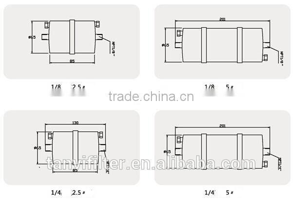 PP capsule filter 2.5micron for water solution