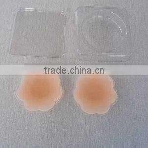 sexy self-adhesive flower shape beauty girl silicone nipple cover
