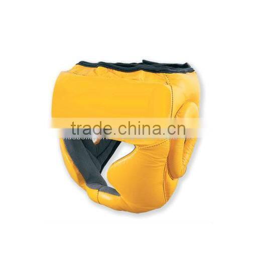 High Quality Full face Leather and PU Inside Boxing Head Guard