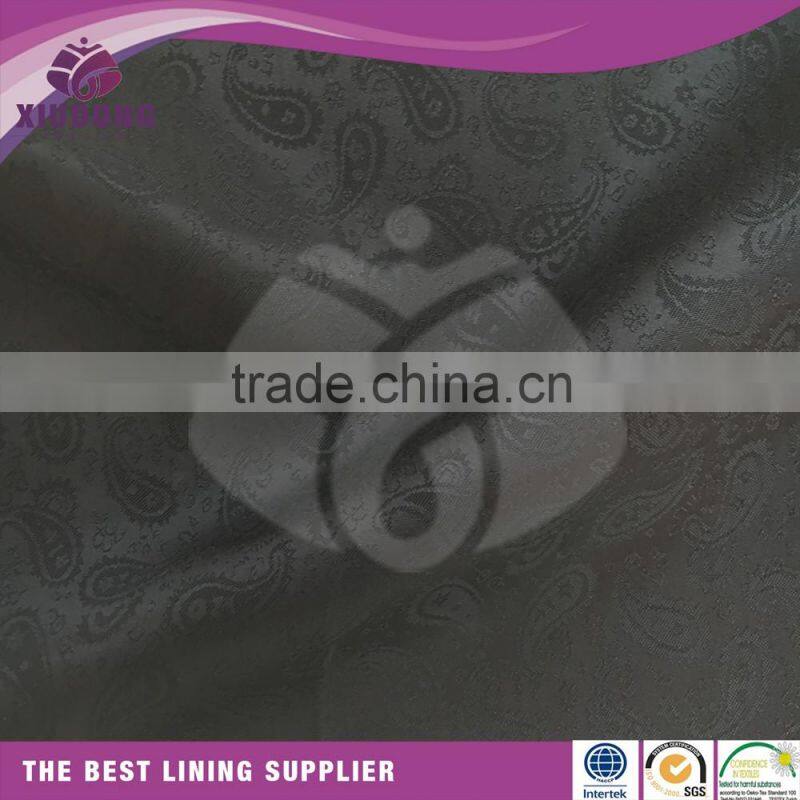 Twist cation lining fabric 55% Poly 45% viscose electronic jacquard lining fabric for furniture/jacquard fabric price per
