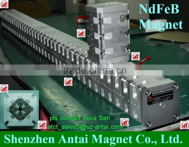 Powerful sintered large size quadrupole magnets, quantum resonance magnetic analyzer price,magnet wire, magnetizer