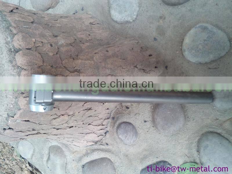 Titanium seat post for road bike frame or mountain bicycle frame 27.2 31.6 or 31.8