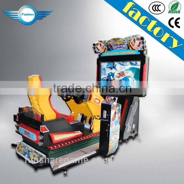 Sonic 3D Simulator Arcade Racing Car Game Machine