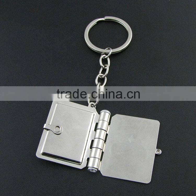 Engraved Silver Picture Frame Keychain