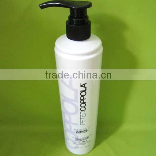 white cylinder eco friendly lotion pump bottle by Shenzhen manufacturer