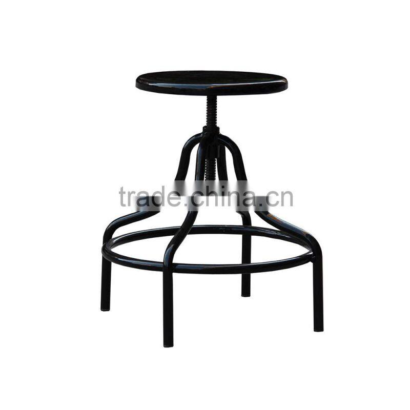 2016 modern antique industrial bar stool adjustable height