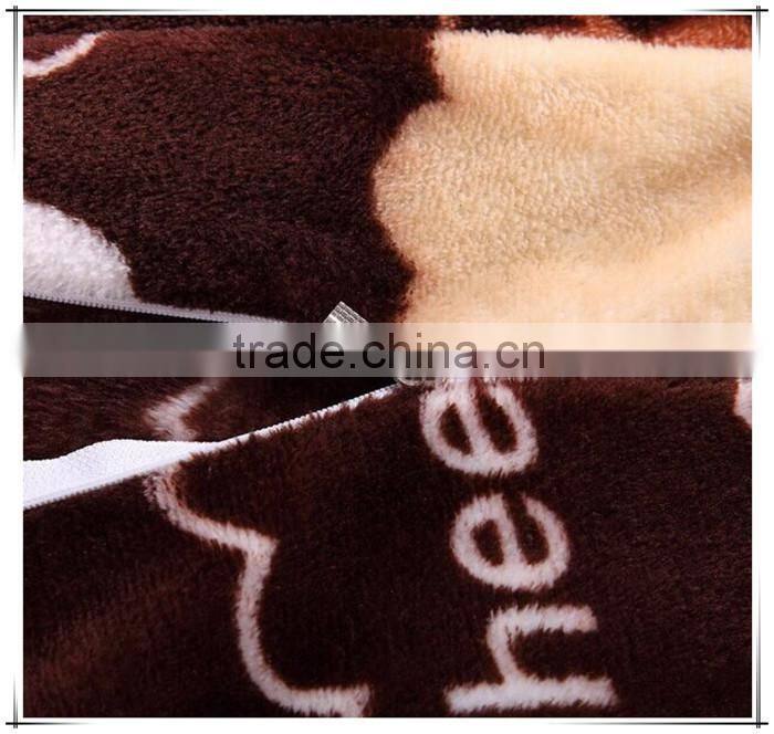 fantasy warm thickened active dyeing four piece cashmere flannel bedding sets
