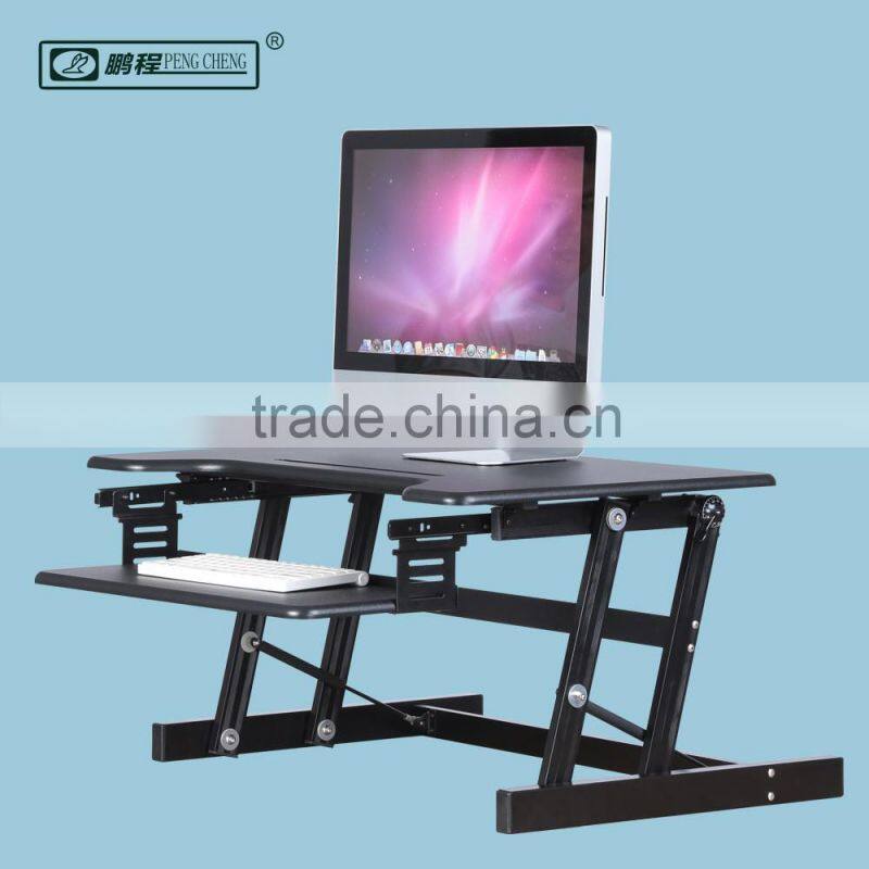 2016 Top Sale Wooden Sit-Stand Space Saving Desk