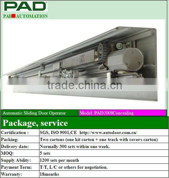 automatic sliding door operator system