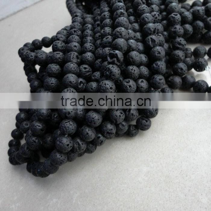 lava beads Semi-precious stone,lava round rock volcanical beads 4/6/8/10/12/14mm