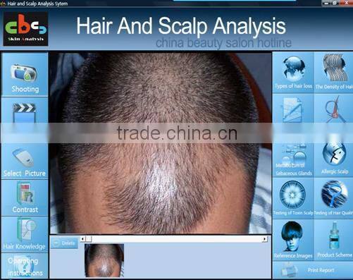 Collagen hair treatment skin and hair analyzer equipment beauty salon machine