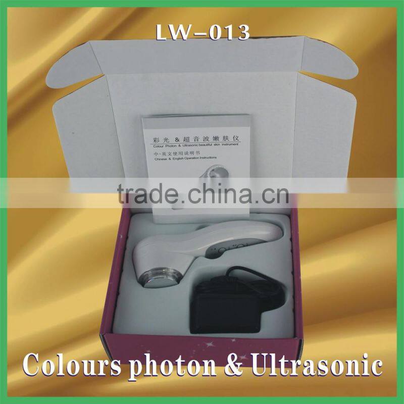 colour photo & ultrasonic beautiful skin instrument