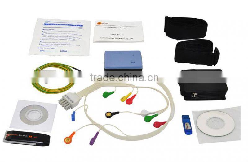 Advanced Cardiac Stress Exercise PC based Wireless ECG Stress Test System testing treadmill optional CE certificate