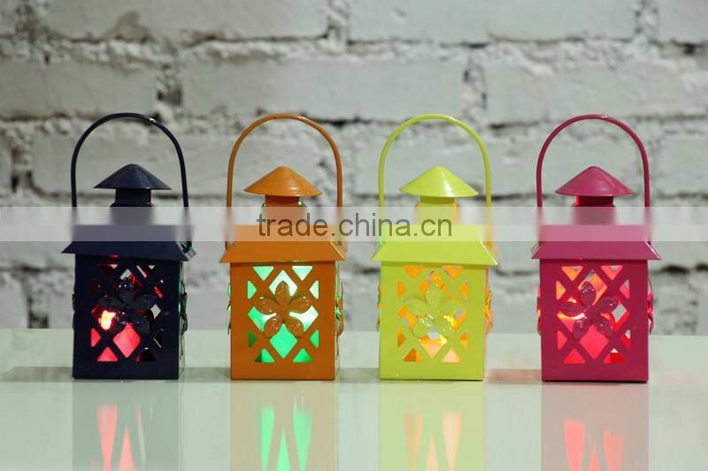 Christmas Mini lanterns, 4 color asst MG1404130-D